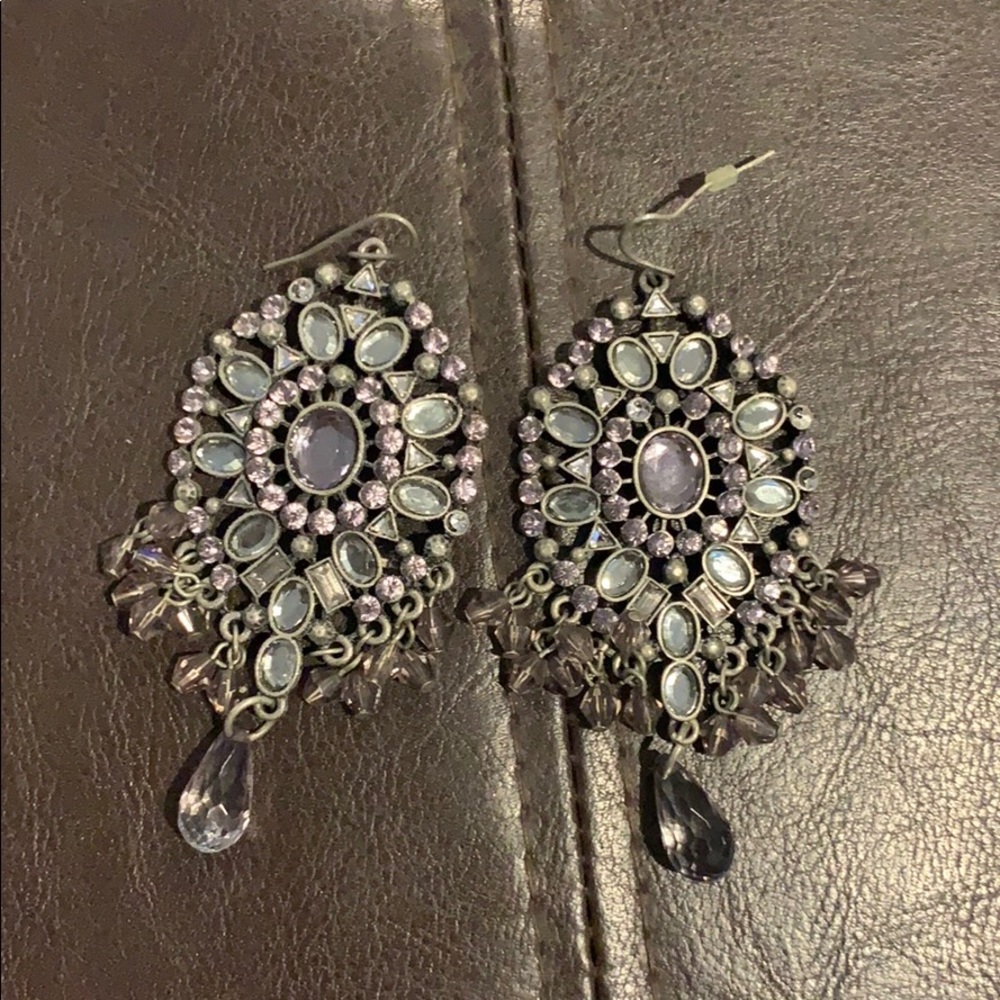Jeweled Chandelier Earrings